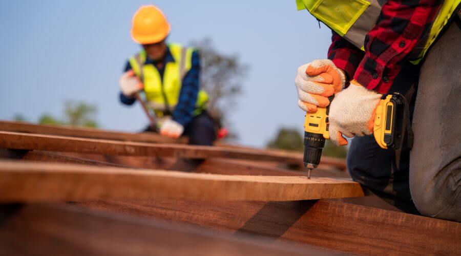 Professional New roof installation in Oakwood, IL